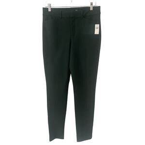 Old Navy NWT High Rise PIXIE Green Straight Leg Dress Pants Sz 8